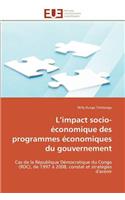 L Impact Socio-�conomique Des Programmes �conomiques Du Gouvernement