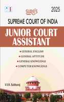 SURA`S Supreme Court of India Junior Court Assistant Exam Book Guide in English Medium 2025