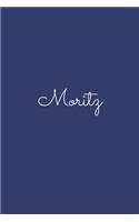 Moritz: notebook with the name on the cover, elegant, discreet, official notebook for notes, dot grid notebook,
