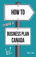 How To Create A Business Plan Canada