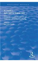 Accountics, Part II: April 1897 to August 1900