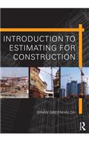 Introduction to Estimating for Construction