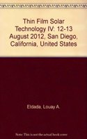 Thin Film Solar Technology IV