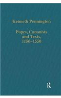 Popes, Canonists and Texts, 1150–1550
