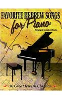 Favorite Hebrew Songs for Piano