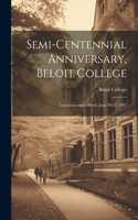 Semi-centennial Anniversary, Beloit College