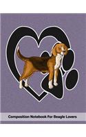 Composition Notebook for Beagle Lovers