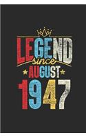 Legend Since August 1947