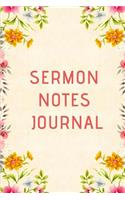 Sermon Notes Journal
