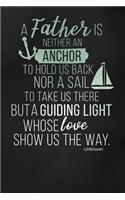 A Father is Neither an Anchor to Hold Us Back Nor a Sail to Take Us There But a Guiding Light Whose Love Show Us the Way.