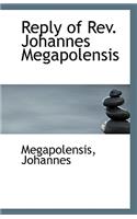Reply of REV. Johannes Megapolensis: (English)