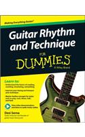 Guitar Rhythm and Techniques For Dummies, Book + Online Video and Audio Instruction