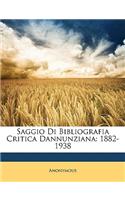 Saggio Di Bibliografia Critica Dannunziana