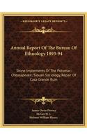 Annual Report of the Bureau of Ethnology 1893-94