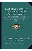 East Jersey Under The Proprietary Governments