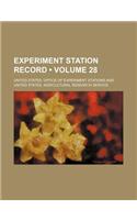 Experiment Station Record (Volume 28)
