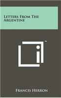 Letters from the Argentine