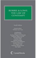 Borrie and Lowe: The Law of Contempt