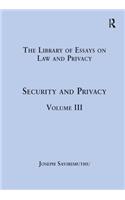 Security and Privacy