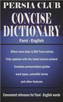 Persia Club Concise Dictionary Farsi - English