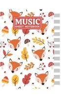 Music Sheet Notebook