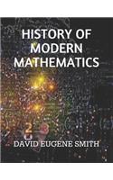 History of Modern Mathematics