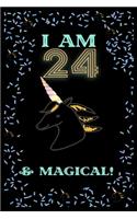 Unicorn I Am24 Notebook Birthday Gift: Lined Notebook / Journal Gift, 120 Pages, 6x9, Soft Cover, Matte Finish