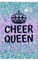 Cheer Queen: Funny Lined Journal Notebook for Cheerleaders, Cheer Coaches, Cheerleading Squad Gifts for Teen Girls