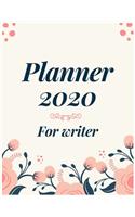 Planner 2020 for Writer