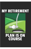 Golf Golfen Golfspieler Notizbuch: Golf Golfen Golfspieler Notizbuch für Liebhaber / Notizheft / Notizblock A5 (6x9in) Dotted Notebook / Punkteraster / 120 gepunktete Seiten