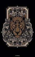 Notebook: Panther Steampunk Art Journal Cyber Punk Composition Book Cougar Retro Vintage Future Gift