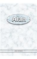 Alan - Lined Notebook