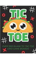 Tic Taco Toe Over 1300 Blank Tic-Tac-Toe Grid Game Boards