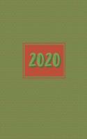2020 (Journal, Notebook, Diary): Green And Red New Year 2020 Softcover, 8.5 x 11 (Empty Journals To Write In)