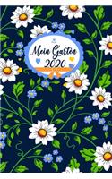 Mein Garten 2020: Notizbuch, Jahresplaner und Journal, Gartenplaner und Eintragbuch für Gartenfreunde, Hobbygärtner und Laubenpieper - Margariten und Veilchen
