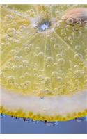 Lemon Slices and Water Bubbles Journal: Take Notes, Write Down Memories in this 150 Page Lined Journal