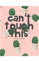Teacher Planner + Notebook (Can't Touch This): Daily teacher planner by The Glo Planner, 8.5" x 11" teacher planner, teacher lesson planner. teacher notebook journal, perpetual planner