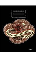 Snake Composition Book: 7.44 X 9.69 College Ruled Paper 200 Pages