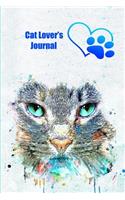 Cat Lover's Journal: Heart with Paw Blank Lined Journal, Journal for Cat Lovers, Cat Lovers Gifts, Cat Lovers Notebook