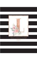 Weekly & Monthly Planner 2019