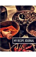 My Recipe Journal: Blank Recipe Cookbook to Write in