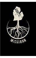 Michigan Roots: Proud Homeland Blank Notebook Journal