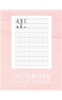 Calligraphy Lined Paper