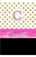 Camilla: Personalized Lined Journal Diary Notebook 150 Pages, 6 X 9 (15.24 X 22.86 CM), Durable Soft Cover