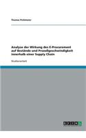 Analyse der Wirkung des E-Procurement auf Bestände und Prozeßgeschwindigkeit innerhalb einer Supply Chain