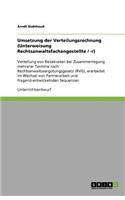 Umsetzung der Verteilungsrechnung (Unterweisung Rechtsanwaltsfachangestellte / -r)
