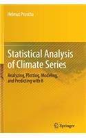 Statistical Analysis of Climate Series