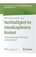 Nachhaltigkeit Im Interdisziplinären Kontext