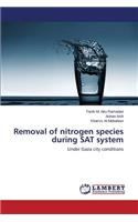 Removal of nitrogen species during SAT system