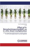 Effect of 6-Benzylaminopurine(BAP) on in vitro shoot multiplication